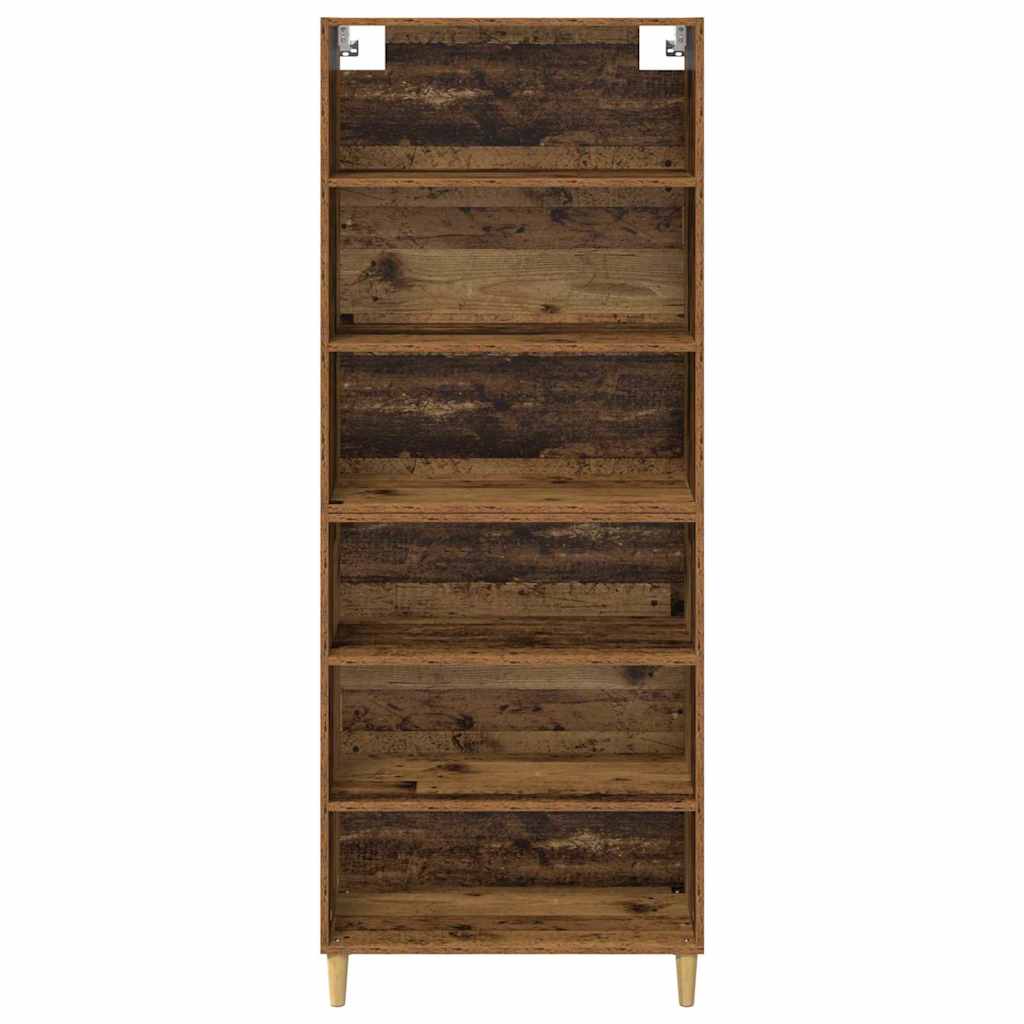 Highboard Gammelt træ 69,5 x 32,5 x 180 cm Konstrueret træ