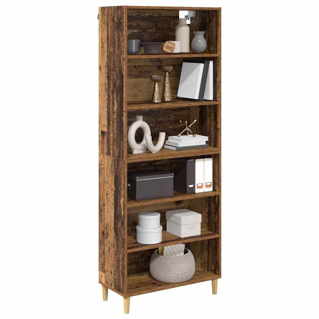 Highboard Gammelt træ 69,5 x 32,5 x 180 cm Konstrueret træ