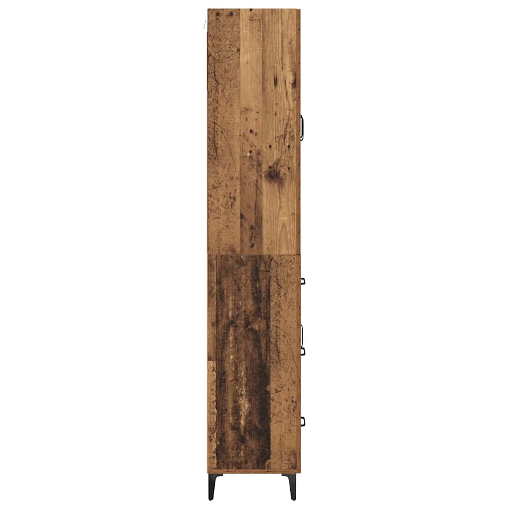 Highboard Gammelt træ 69,5 x 34 x 180 cm Konstrueret træ