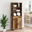Highboard 2 stk. Gammelt træ 69,5 x 34 x 180 cm