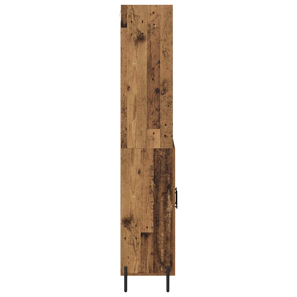 Highboard Gammelt træ 69,5 x 32,5 x 180 cm Konstrueret træ