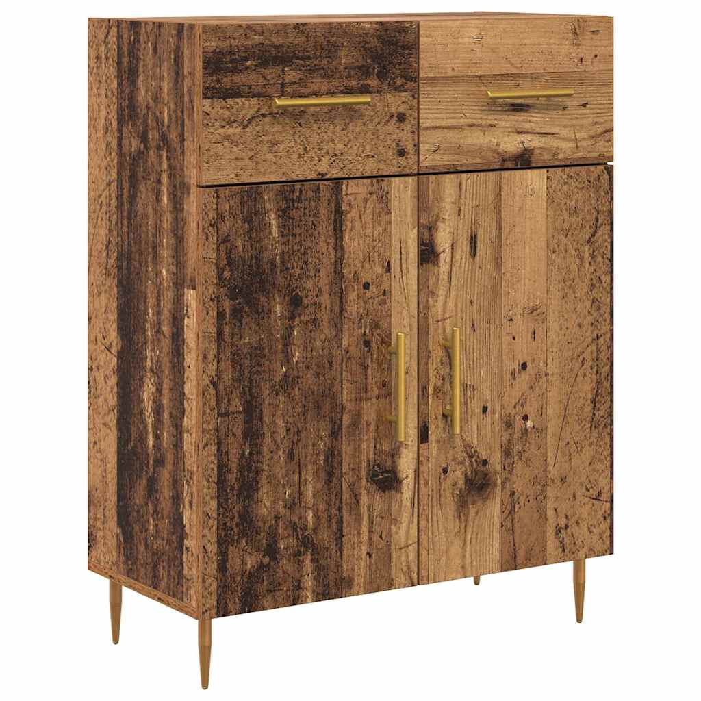 Highboard Gammelt træ 69,5 x 34 x 180 cm Konstrueret træ