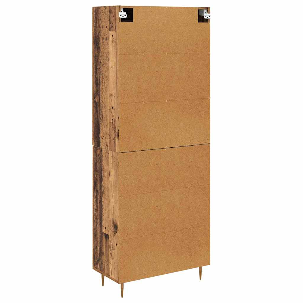 Highboard Gammelt træ 69,5 x 34 x 180 cm Konstrueret træ