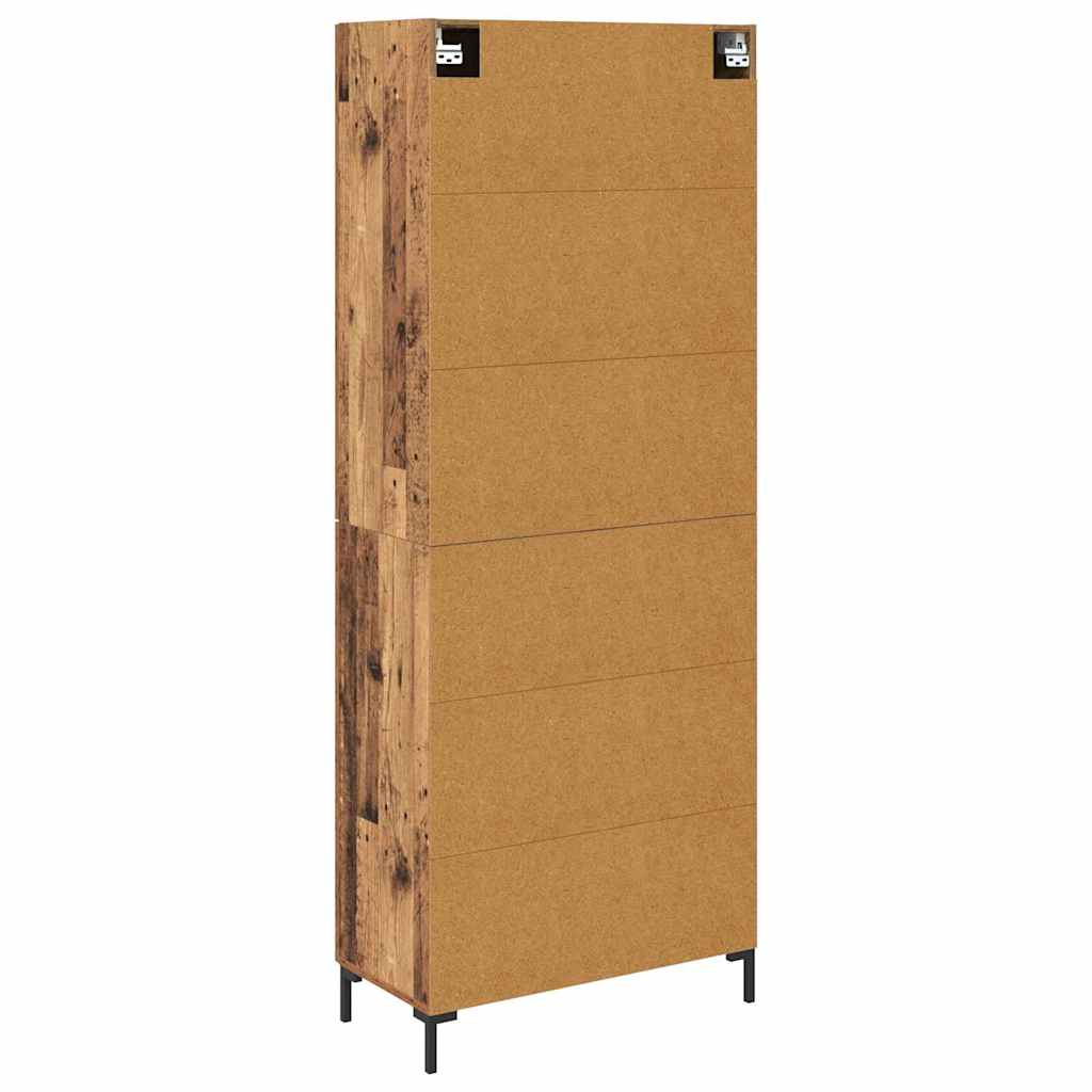 Highboard Gammelt træ 69,5 x 34 x 180 cm Konstrueret træ