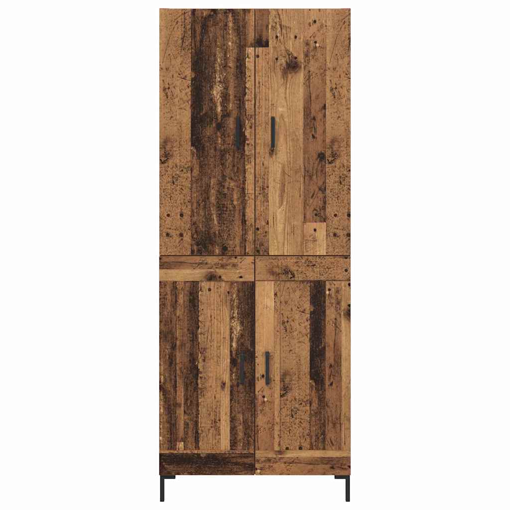 Highboard Gammelt træ 69,5 x 34 x 180 cm Konstrueret træ