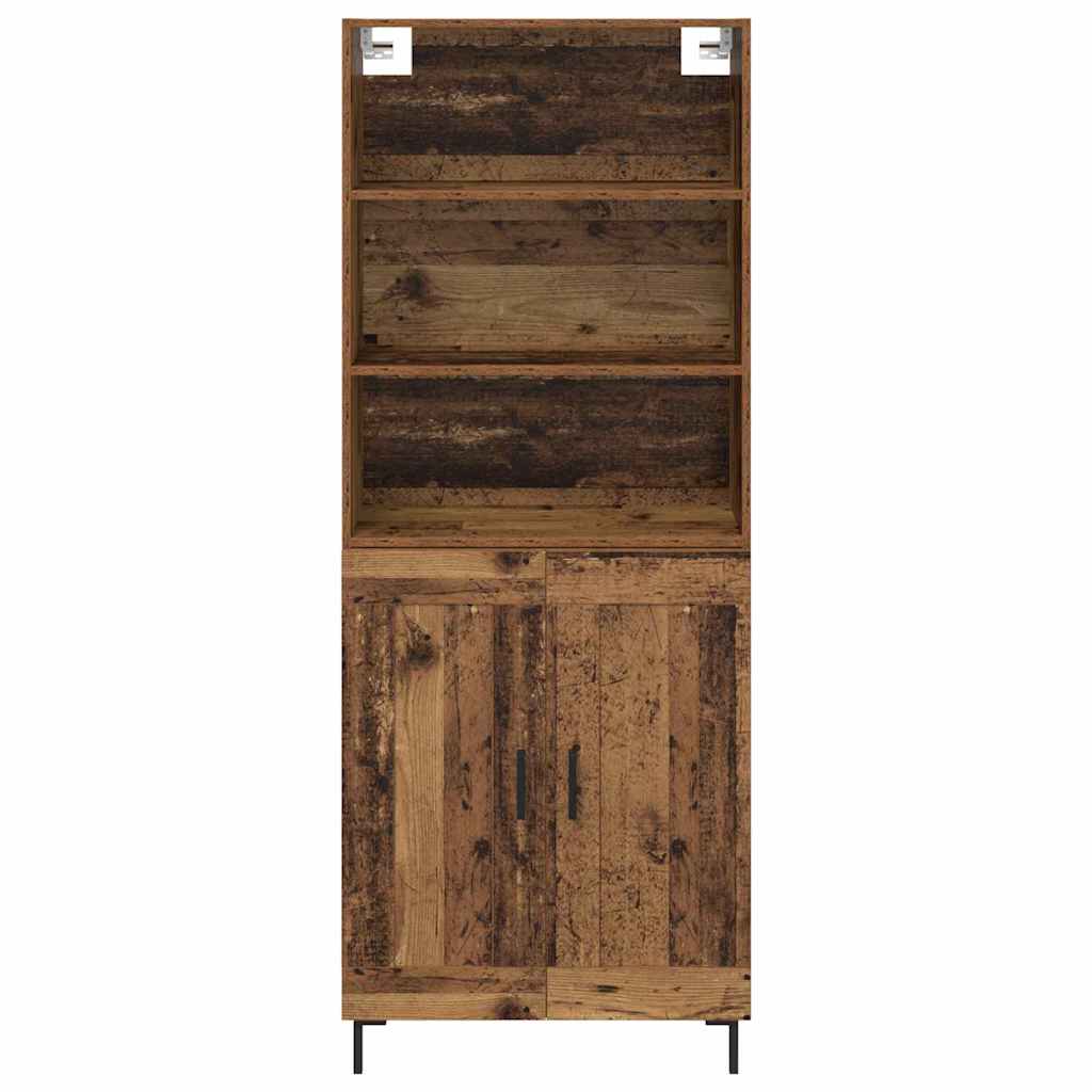 Highboard Gammelt træ 69,5 x 34 x 180 cm Konstrueret træ