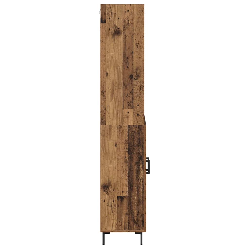 Highboard Gammelt træ 69,5 x 34 x 180 cm Konstrueret træ