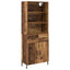 Highboard Gammelt træ 69,5 x 32,5 x 180 cm Konstrueret træ