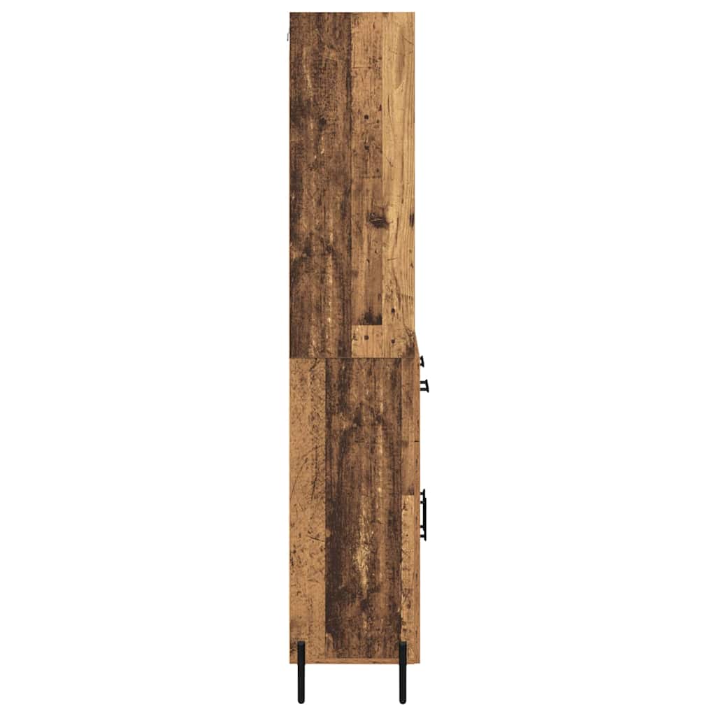 Highboard Gammelt træ 69,5 x 32,5 x 180 cm Konstrueret træ