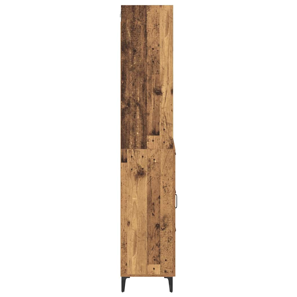 Highboard Gammelt træ 69,5 x 34 x 180 cm Konstrueret træ