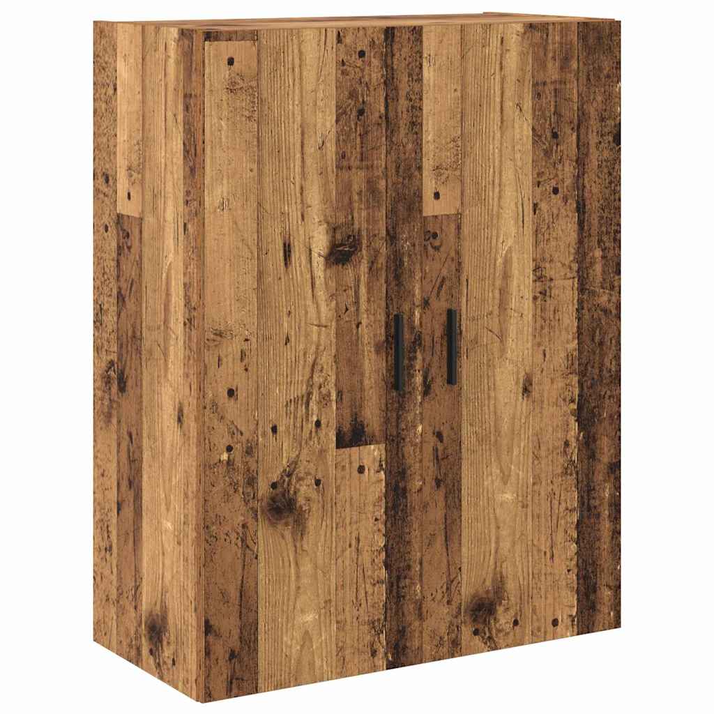 Highboard 2 stk. Gammelt træ 69,5 x 34 x 180 cm Konstrueret træ