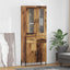 Highboard Gammelt træ 69,5 x 34 x 180 cm Konstrueret træ