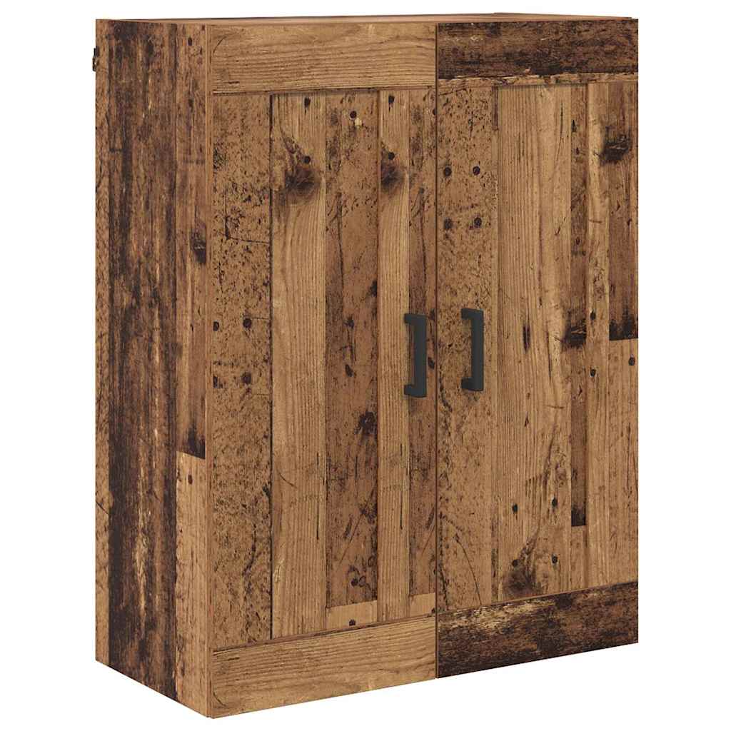 Highboard 2 stk. Gammelt træ 69,5 x 34 x 180 cm Konstrueret træ
