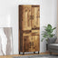 Highboard 2 stk. Gammelt træ 69,5 x 34 x 180 cm