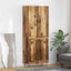Highboard 2 stk. Gammelt træ 69,5 x 34 x 180 cm Konstrueret træ