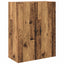 Highboard 2 stk. Gammelt træ 69,5 x 34 x 180 cm Konstrueret træ