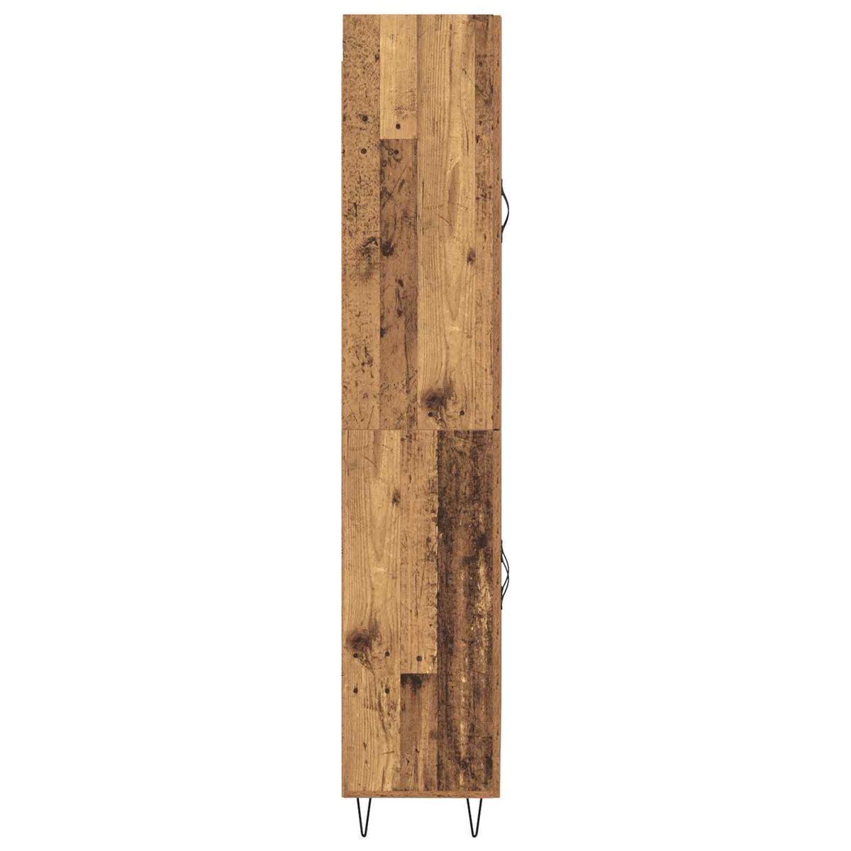 Highboard 2 stk. Gammelt træ 69,5 x 34 x 180 cm Konstrueret træ