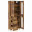 Highboard Gammelt træ 69,5 x 34 x 180 cm Konstrueret træ