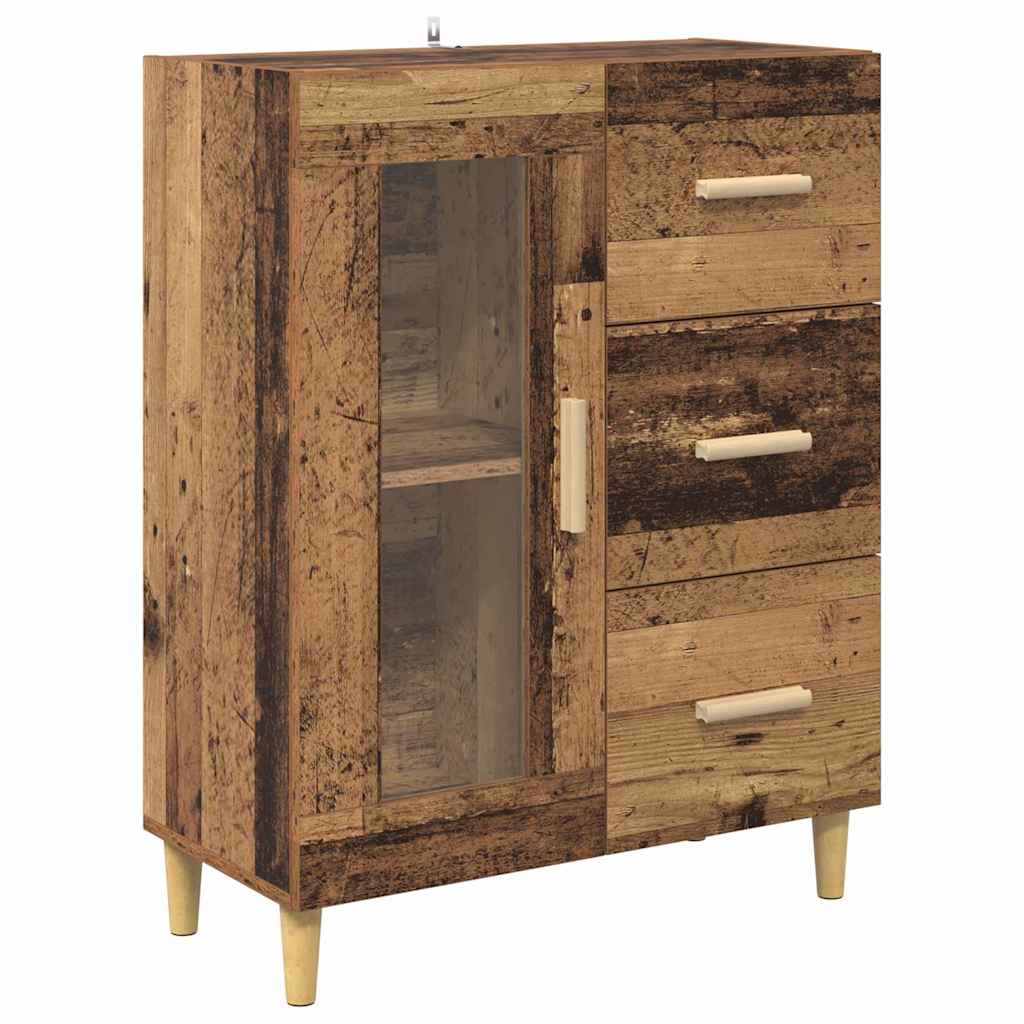Highboard Gammelt træ 69,5 x 34 x 180 cm Konstrueret træ