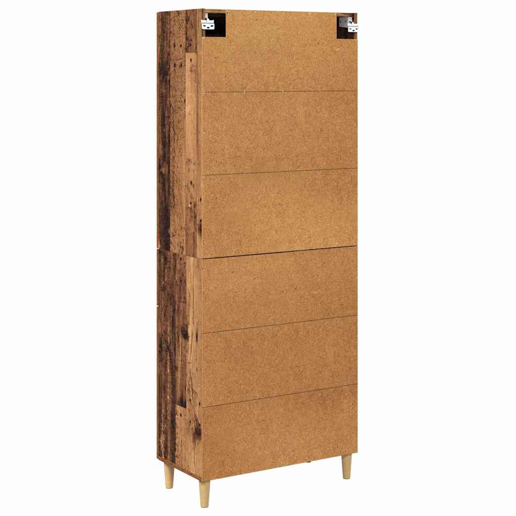 Highboard Gammelt træ 69,5 x 34 x 180 cm Konstrueret træ