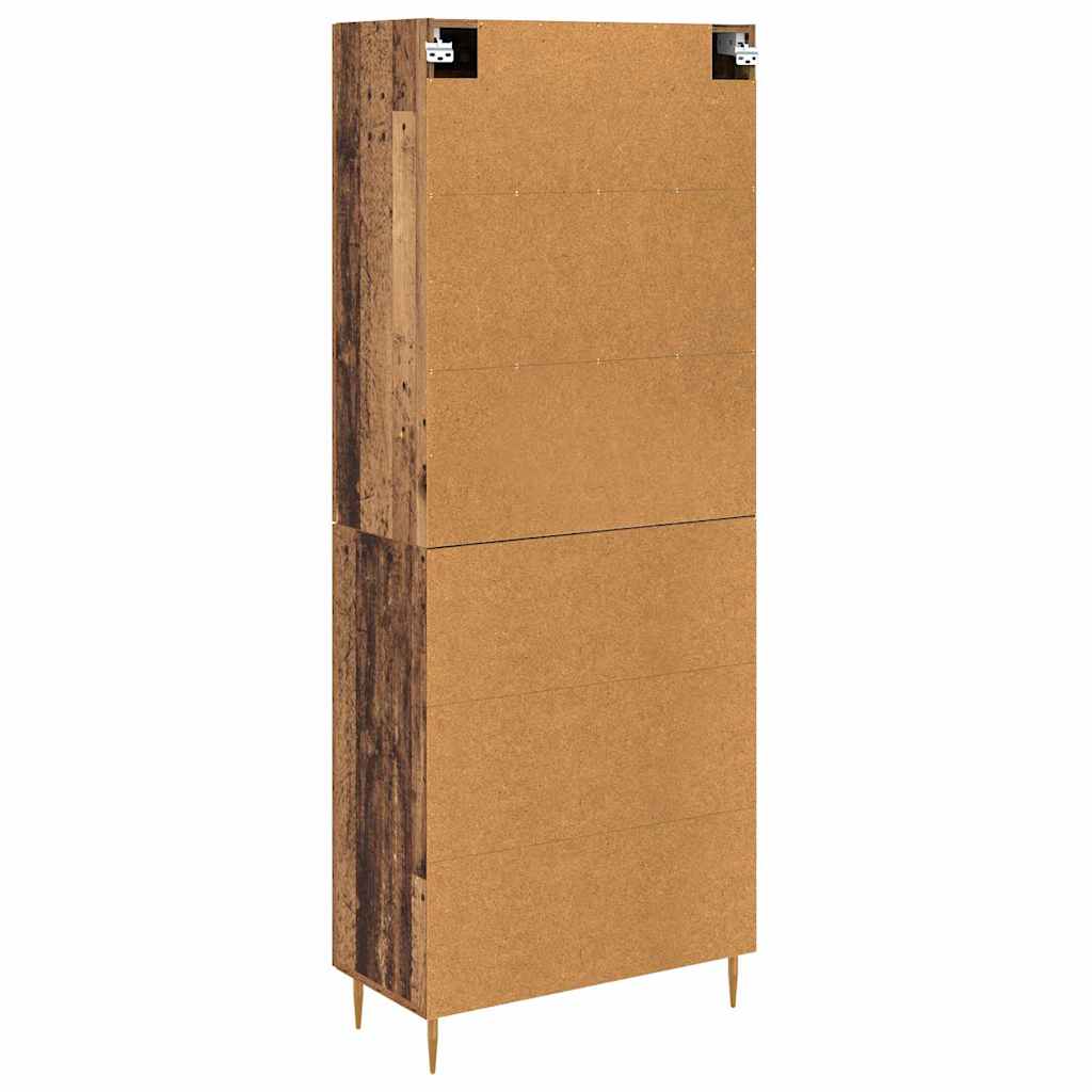 Highboard Gammelt træ 69,5 x 34 x 180 cm Konstrueret træ