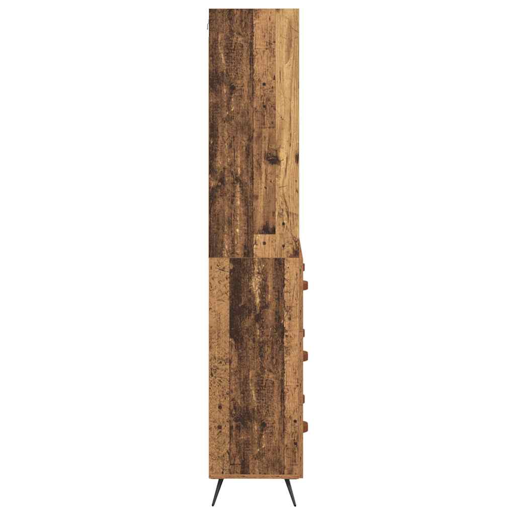 Highboard Gammelt træ 69,5 x 34 x 180 cm Konstrueret træ