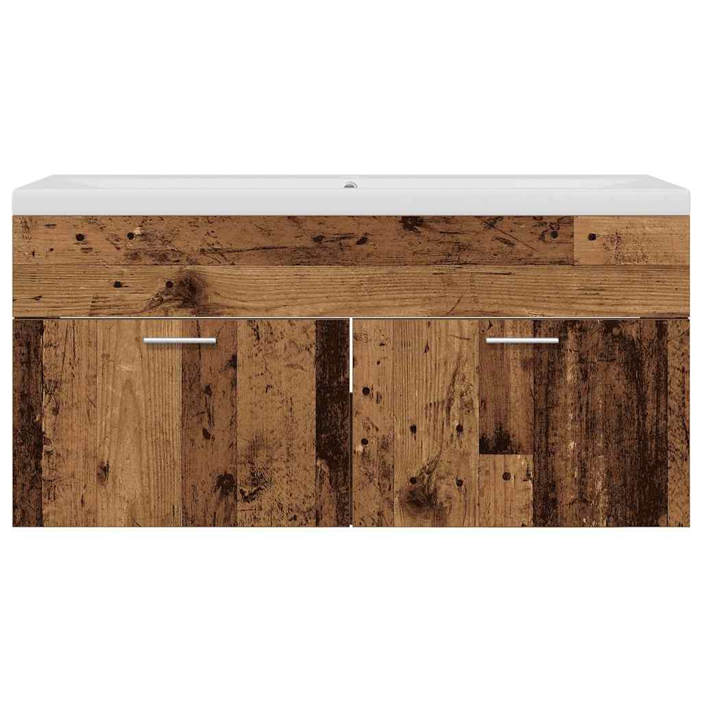 Badeværelsesskab Gammelt træ 100 x 38,5 x 46 cm Konstrueret træ