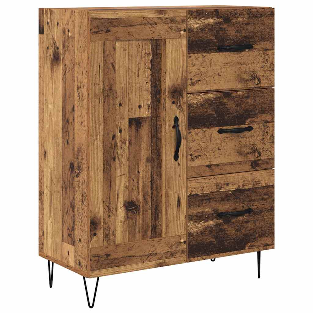 Highboard Gammelt træ 69,5 x 34 x 180 cm Konstrueret træ