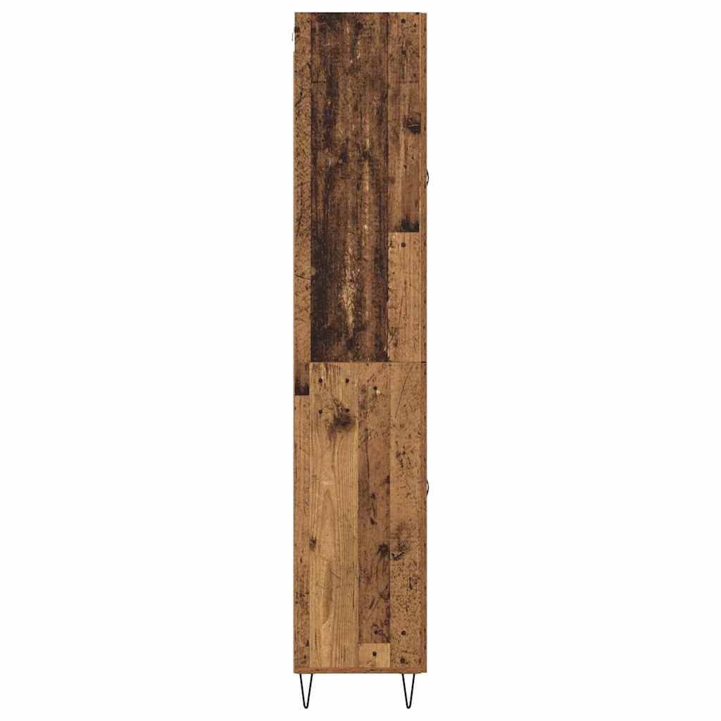 Highboard Gammelt træ 69,5 x 34 x 180 cm Konstrueret træ