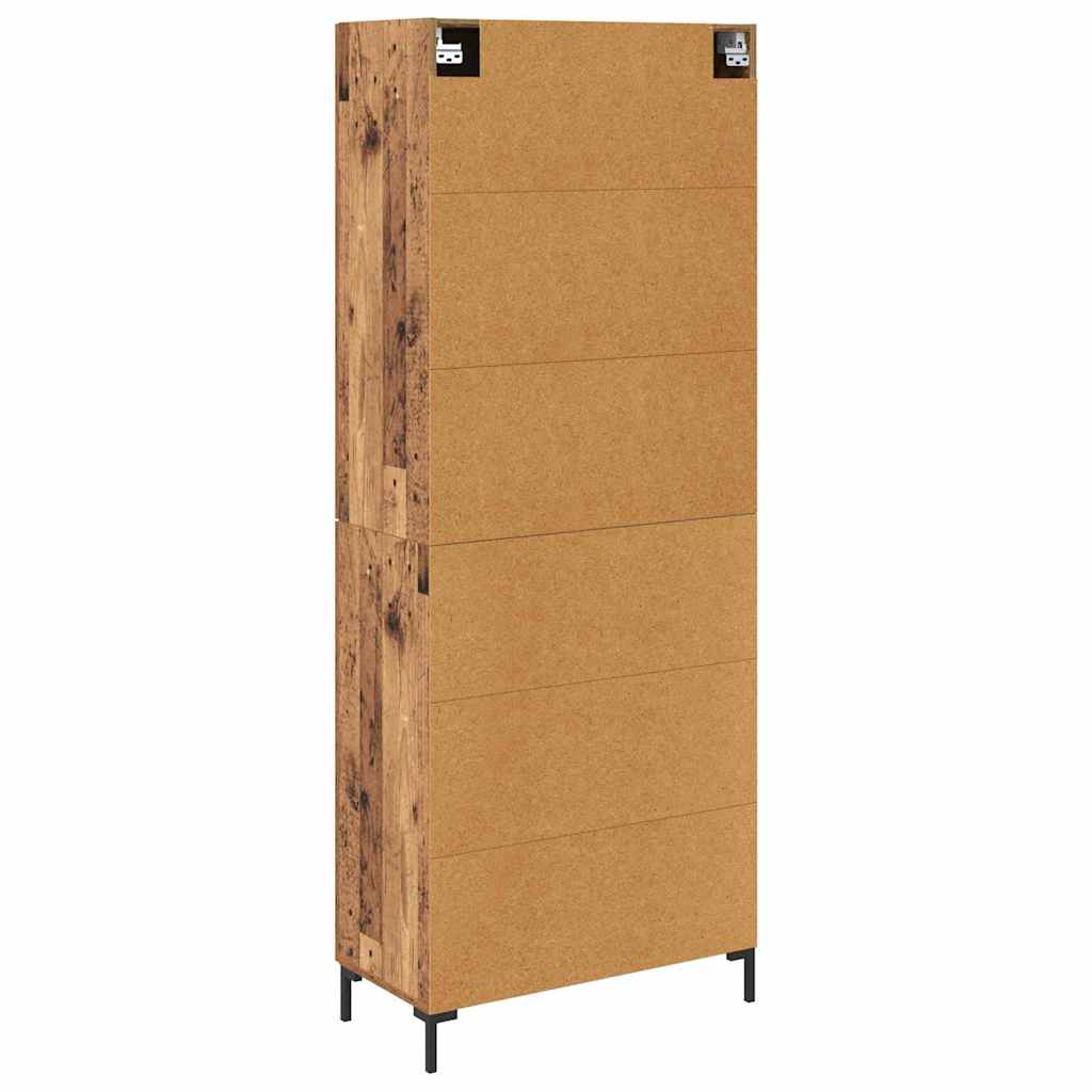 Highboard Gammelt træ 69,5 x 34 x 180 cm Konstrueret træ