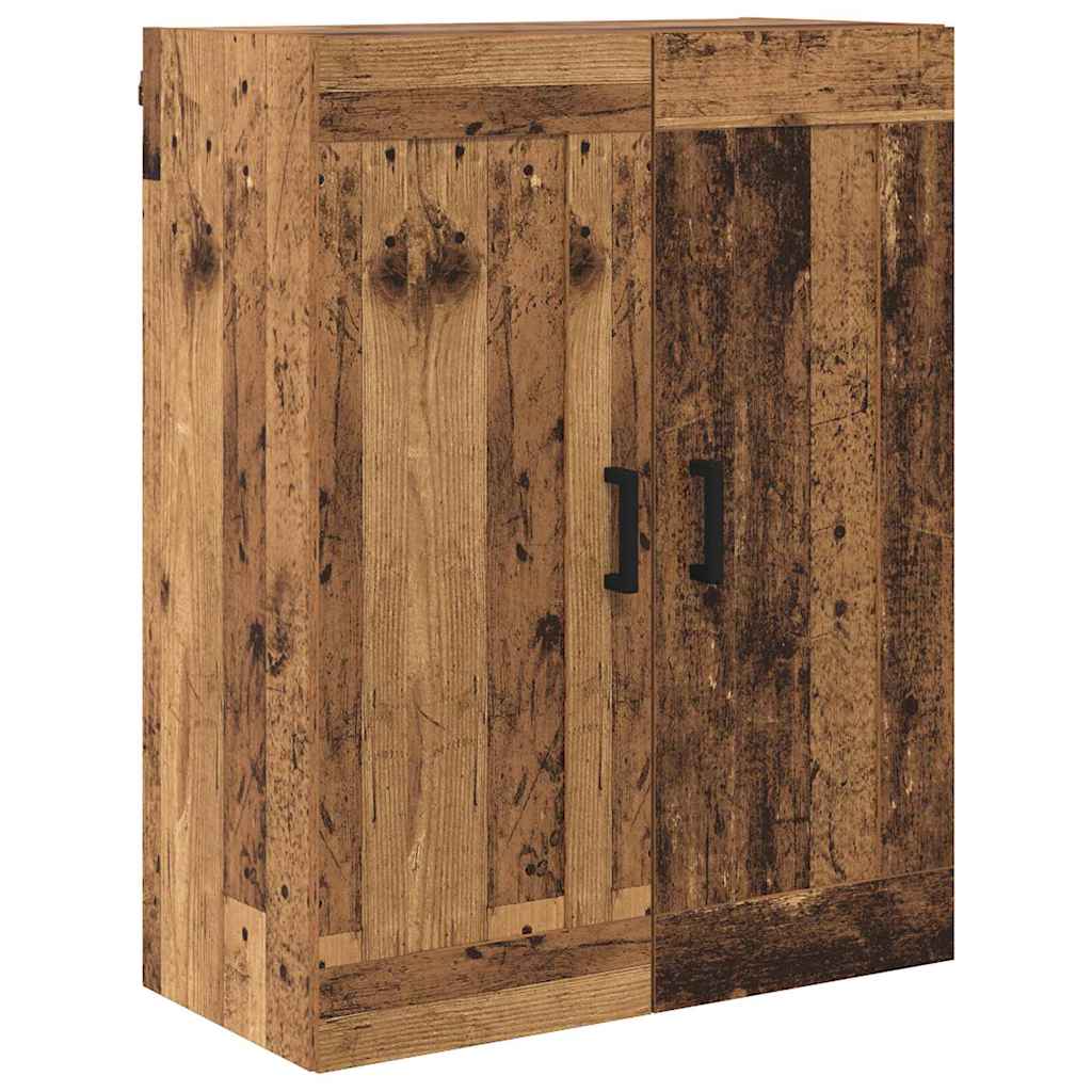 Highboard 2 stk. Gammelt træ 69,5 x 34 x 180 cm Konstrueret træ