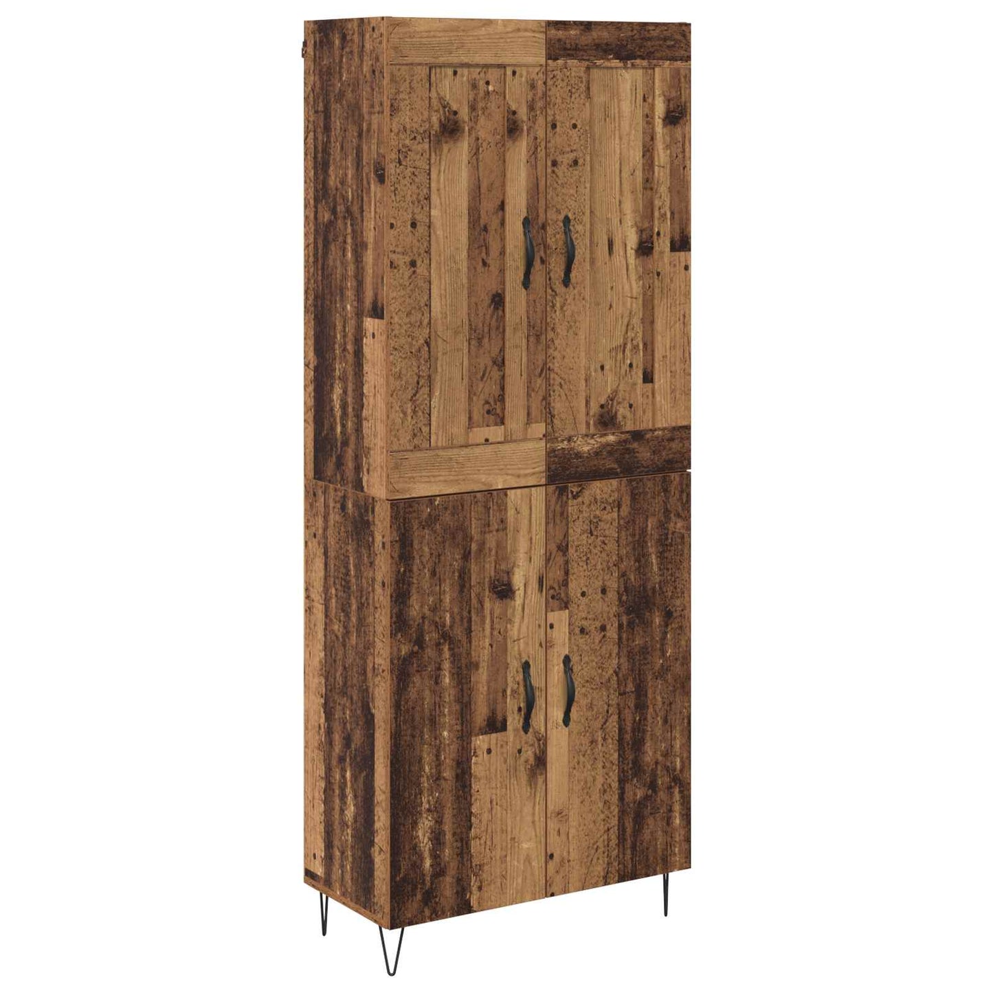 Highboard Gammelt træ 69,5 x 34 x 180 cm Konstrueret træ