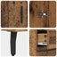 Highboard 2 stk. Gammelt træ 69,5 x 32,5 x 180 cm