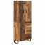Highboard 2 stk. Gammelt træ 69,5 x 34 x 180 cm