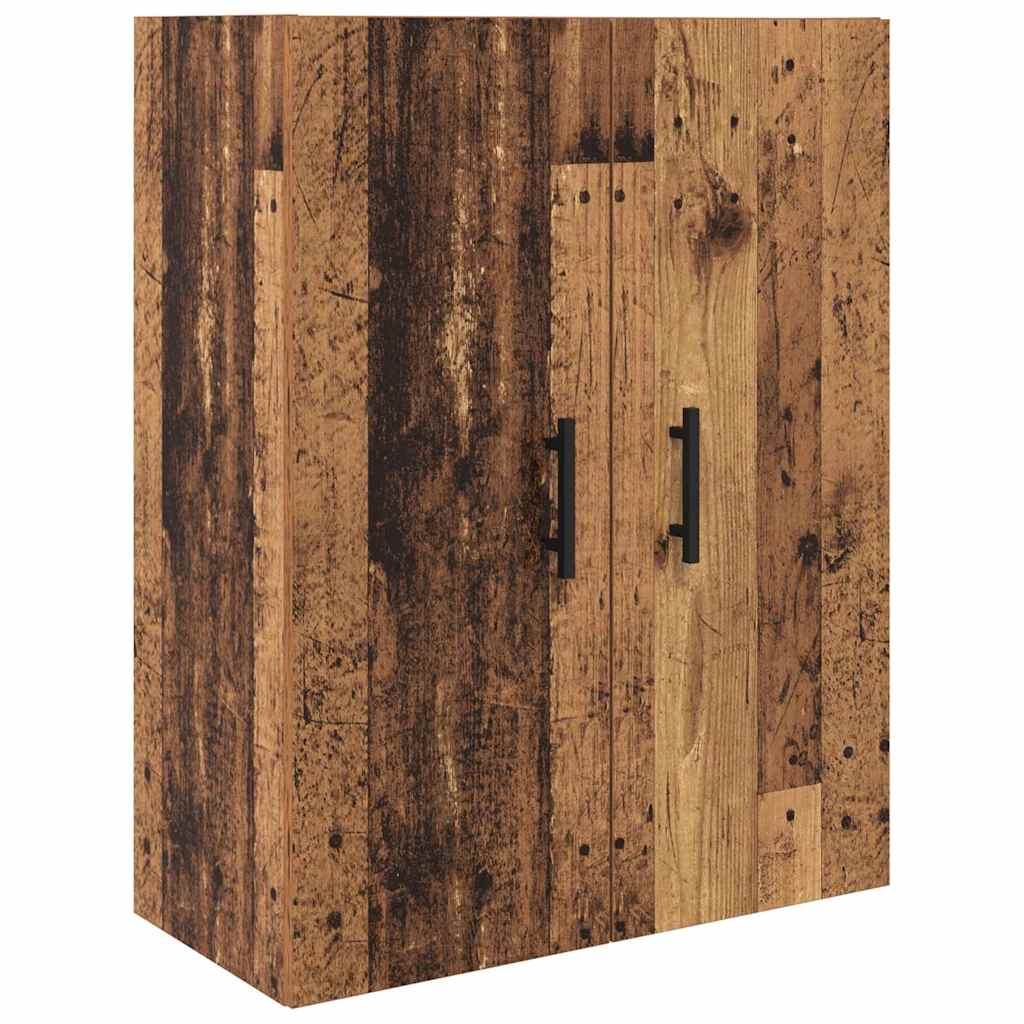 Highboard 2 stk. Gammelt træ 69,5 x 34 x 180 cm