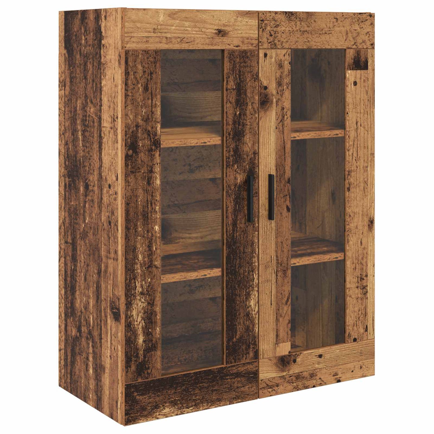Highboard 2 stk. Gammelt træ 69,5 x 34 x 180 cm Konstrueret træ