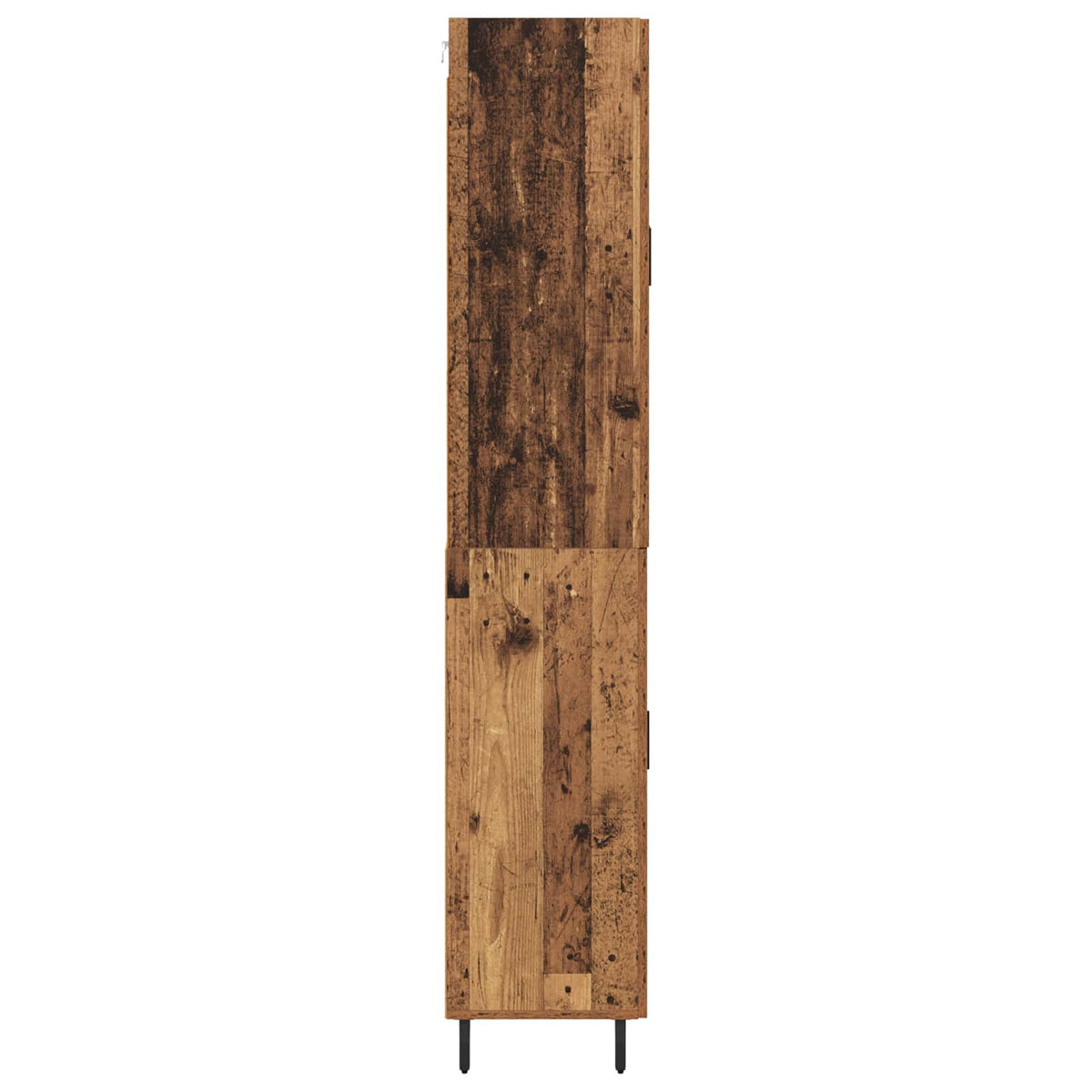 Highboard 2 stk. Gammelt træ 69,5 x 34 x 180 cm Konstrueret træ
