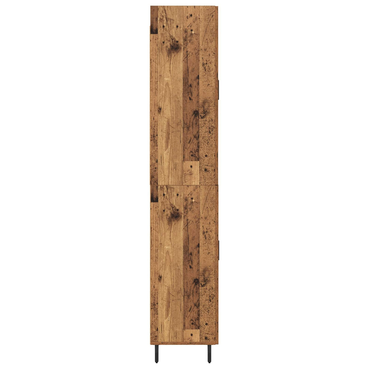 Highboard 2 stk. Gammelt træ 69,5 x 34 x 180 cm Konstrueret træ