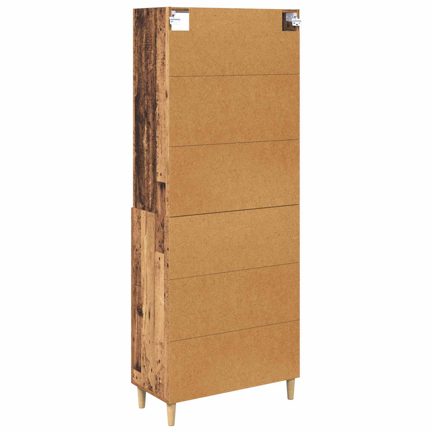 Highboard Gammelt træ 69,5 x 32,5 x 180 cm Konstrueret træ