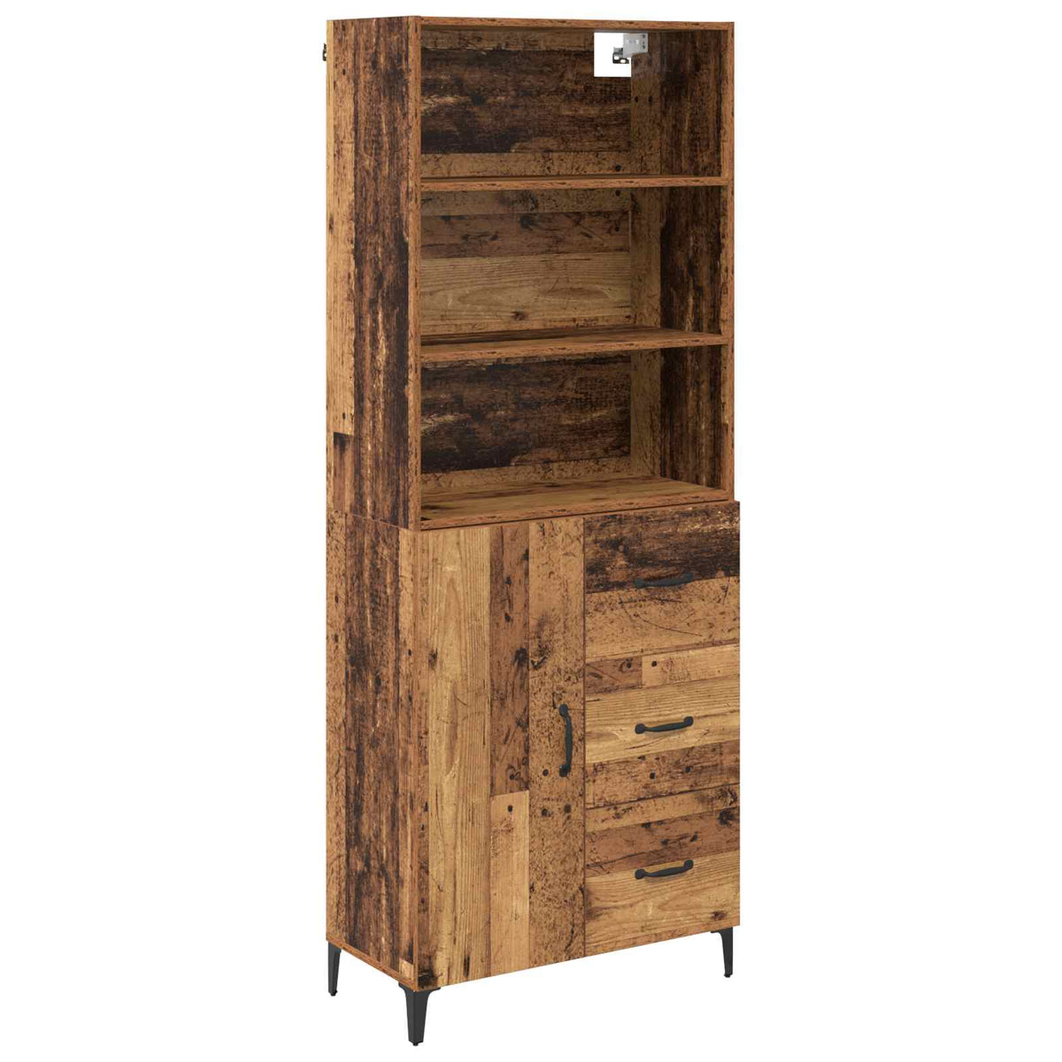 Highboard Gammelt træ 69,5 x 34 x 180 cm Konstrueret træ