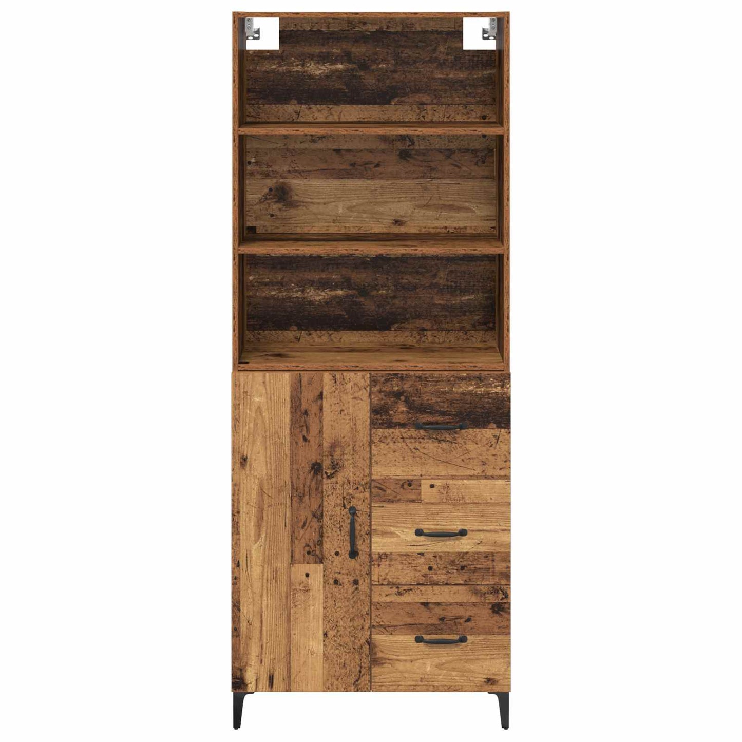 Highboard Gammelt træ 69,5 x 34 x 180 cm Konstrueret træ