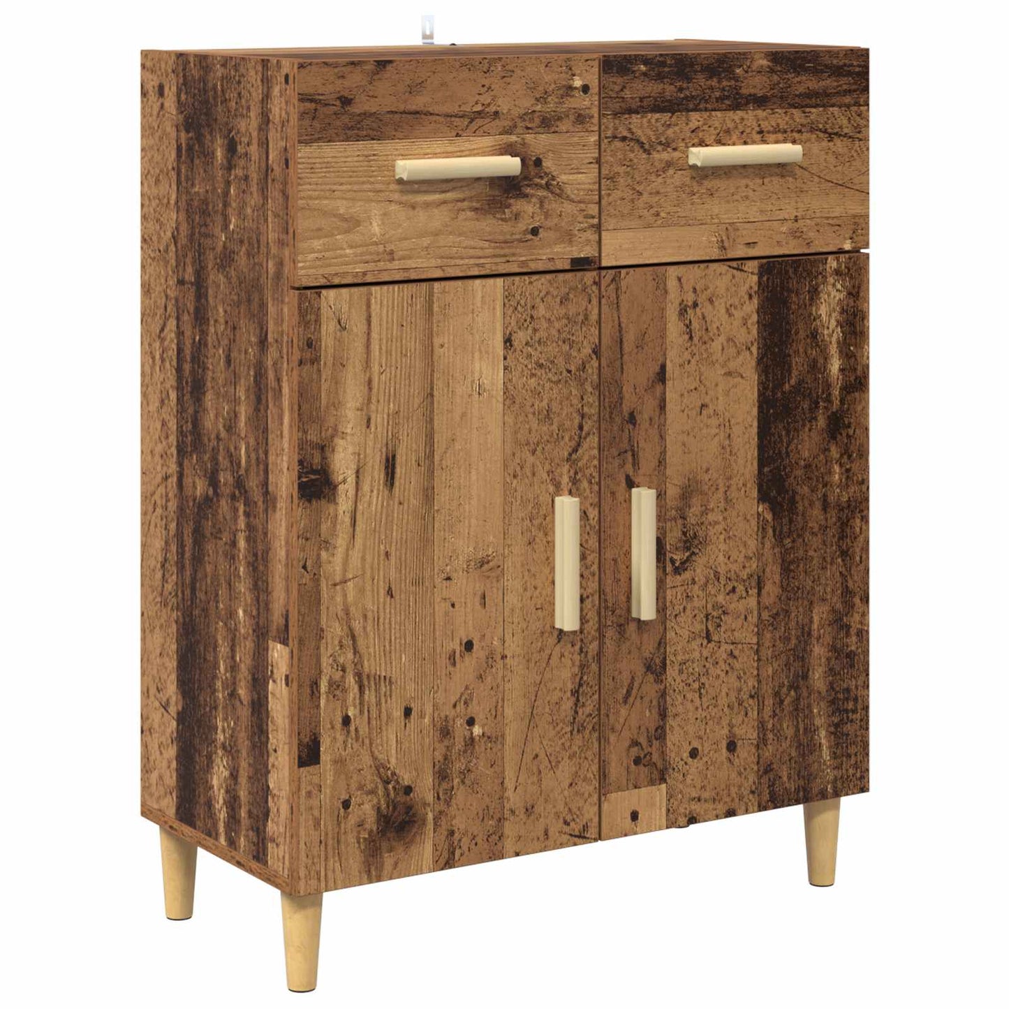 Highboard Gammelt træ 69,5 x 32,5 x 180 cm Konstrueret træ