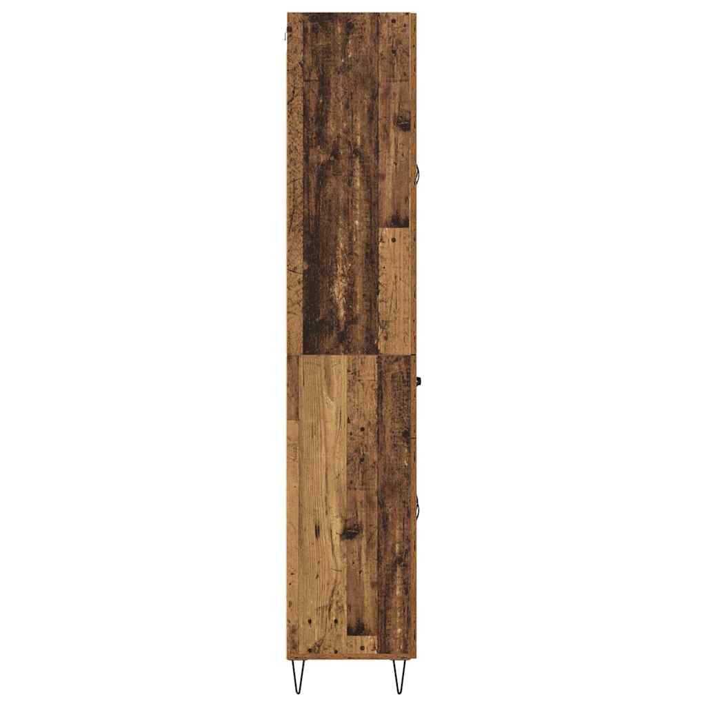 Highboard Gammelt træ 69,5 x 34 x 180 cm Konstrueret træ