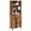 Highboard Gammelt træ 69,5 x 34 x 180 cm Konstrueret træ