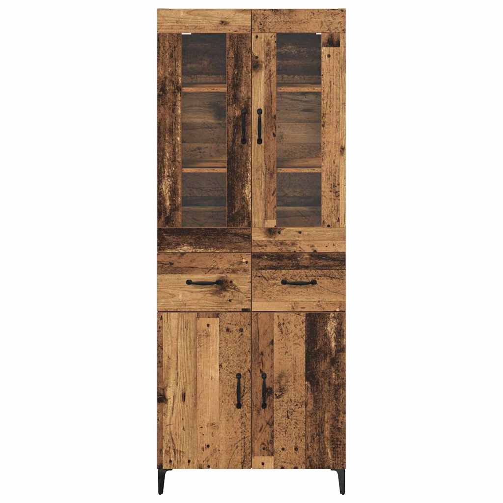 Highboard Gammelt træ 69,5 x 34 x 180 cm Konstrueret træ