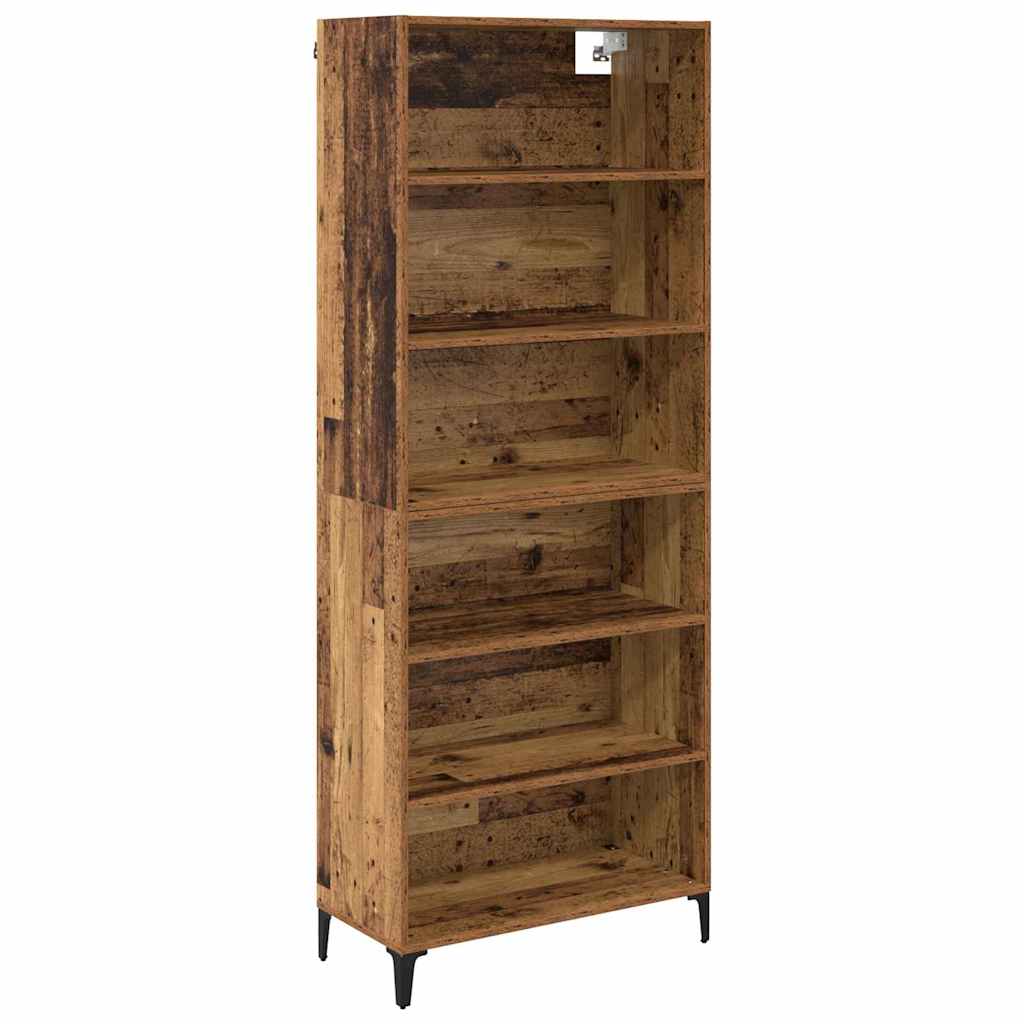Highboard Gammelt træ 69,5 x 34 x 180 cm Konstrueret træ