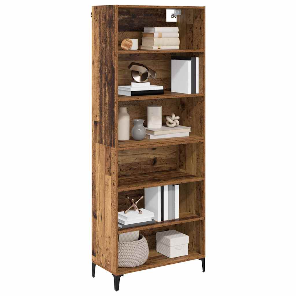 Highboard Gammelt træ 69,5 x 34 x 180 cm Konstrueret træ