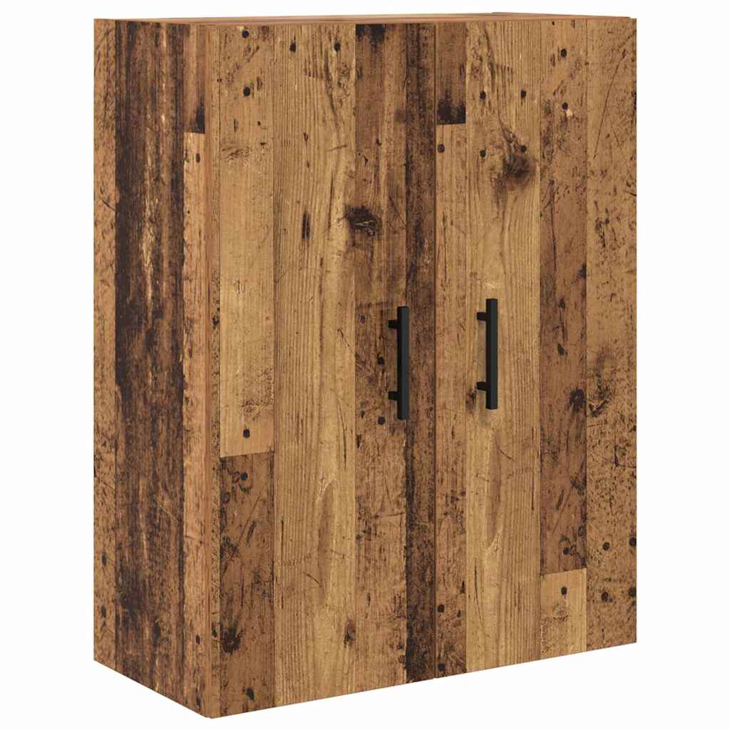 Highboard 2 stk. Gammelt træ 69,5 x 34 x 180 cm