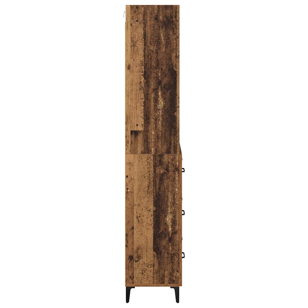 Highboard Gammelt træ 69,5 x 34 x 180 cm Konstrueret træ