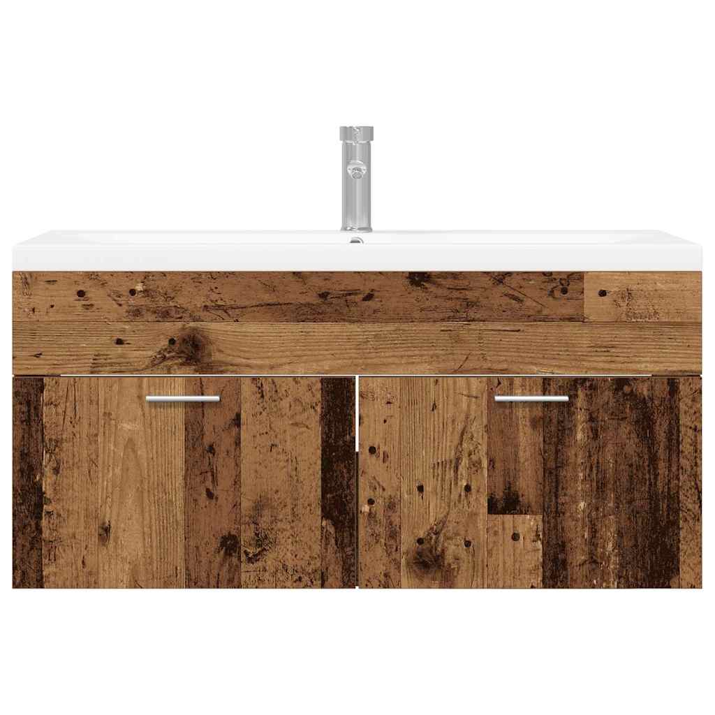 Badeværelsesskab Gammelt træ 100 x 38,5 x 46 cm Konstrueret træ